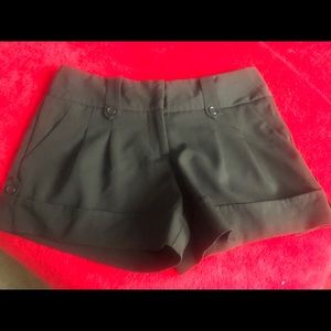 Sassy black dress shorts by Mixit